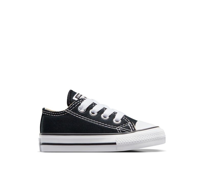 Converse Kids' Chuck Taylor All Star Low Top, Black, 7 Toddler - Image 1