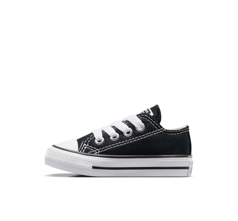 Converse Kids' Chuck Taylor All Star Low Top, Black, 7 Toddler - Image 2