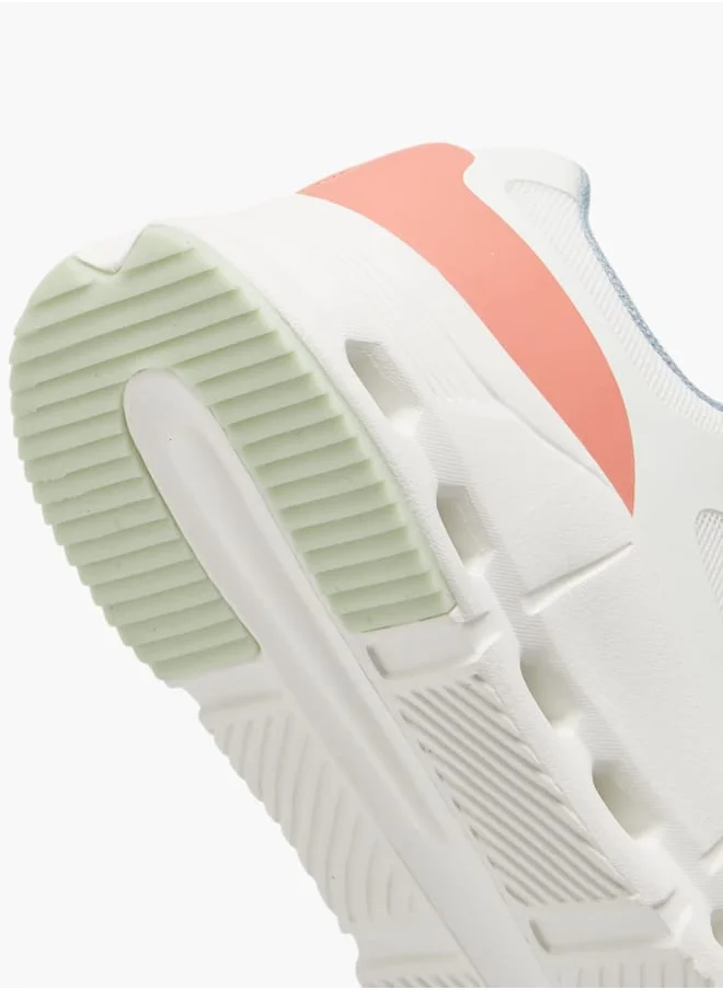 Oaklan by Shoexpress Girls Textured Sneakers with Hook and Loop Closure