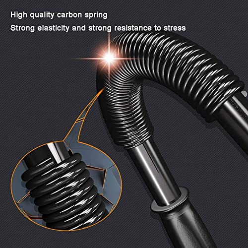 FirstFit Python Power Twister Bar | Upper Body Exercise for Chest, Shoulder, Forearm, Bicep and Arm Strengthening - Size (60 x 3.5 x 3.5 cm) Black - 60cm - Image 4