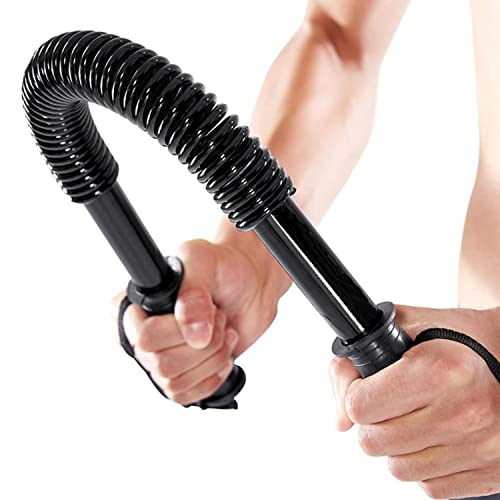 FirstFit Python Power Twister Bar | Upper Body Exercise for Chest, Shoulder, Forearm, Bicep and Arm Strengthening - Size (60 x 3.5 x 3.5 cm) Black - 60cm - Image 1