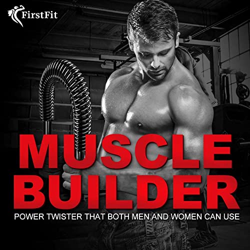 FirstFit Python Power Twister Bar | Upper Body Exercise for Chest, Shoulder, Forearm, Bicep and Arm Strengthening - Size (60 x 3.5 x 3.5 cm) Black - 60cm - Image 3