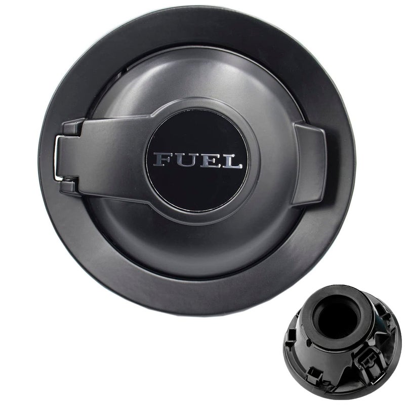 MOCW Fuel Filler Door 68250120AA Fuel Gas Cover Door Vapor Edition Matte Black Compatible with Dodge Challenger 2008-2023 - Image 1