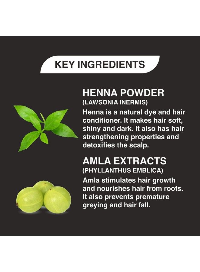 khadi veda Herbal Mehndi Henna Powder For Healthy Scalp & Hair 100Gm Each (Pack Of 3)(Black) - Image 4