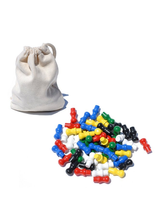 WE Games Replacement Wooden Pegs for Chinese Checkers - Image 1