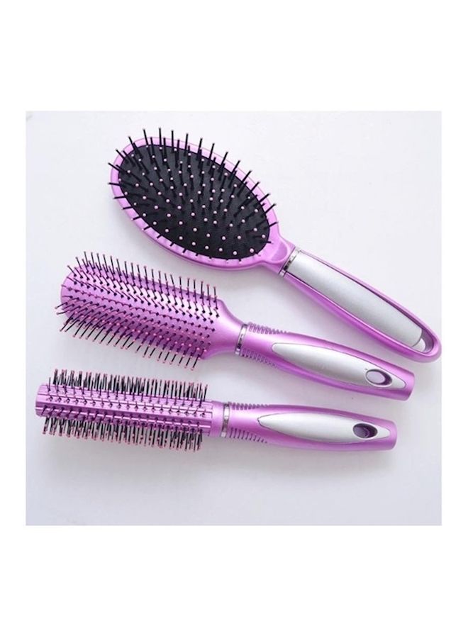 NIBEMINENT 3-Piece Air Bag Mage Comb Set Pink  - Image 4