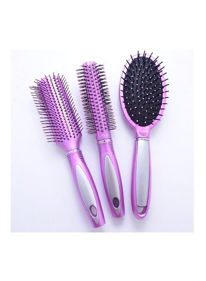 NIBEMINENT 3-Piece Air Bag Mage Comb Set Pink  - Image 2