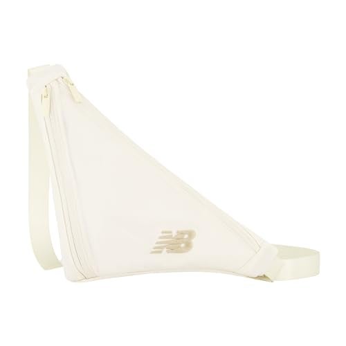 New Balance Women's Fanny Pack, Large Crossbody Waist Belt Bag, Off White - Image 1