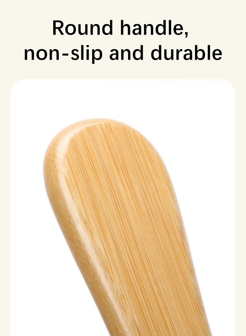 6Pcs Bamboo Comb Set, Scalp Massage Comb with Cushion Brush, Anti-frizz, Hair Styling for Unisex - Image 4