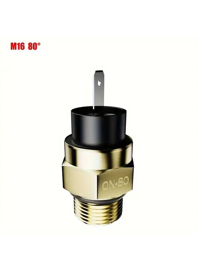 M16 80D Water Temperature Sensor Thermo Switch 80 85 Degree Radiator Cooling Fan Control - Image 3