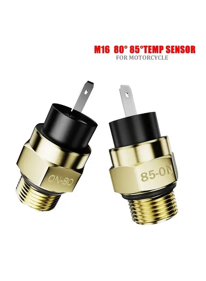 M16 80D Water Temperature Sensor Thermo Switch 80 85 Degree Radiator Cooling Fan Control - Image 1