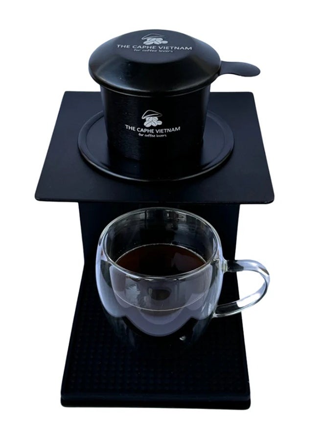 The Caphe Vietnam Coffee Phin Filter - Made with Aluminium | Black Vietnamese Phin Filter | Drip Coffee Maker | Reusable Filters  - Image 3