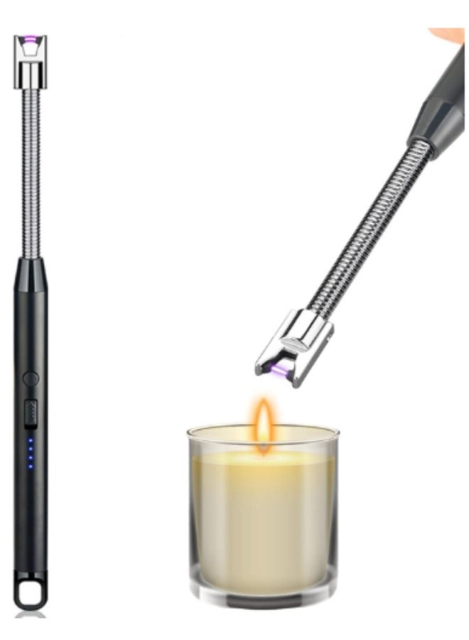 USB Rechargeable Plasma Electric Lighter, Windproof Long Neck Lighter for Kitchen, Candles, Gas Stove, BBQ, and Camping - Image 5