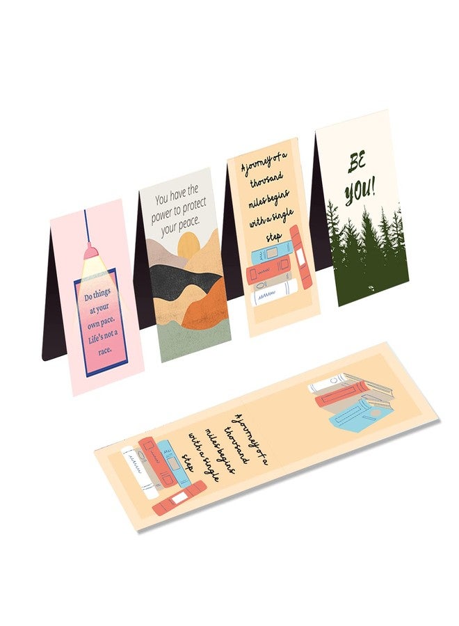 Rays Of Ink Peace Quotes Magnetic Bookmarks/Magnetic Page Markers/Magnetic Page Clips with Positive Affirmations. Ideal Gift for Students, Adults and Bookworms - Image 1