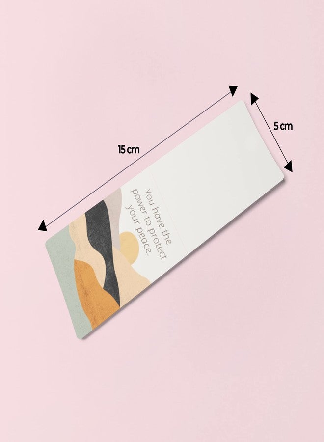 Rays Of Ink Peace Quotes Magnetic Bookmarks/Magnetic Page Markers/Magnetic Page Clips with Positive Affirmations. Ideal Gift for Students, Adults and Bookworms - Image 4