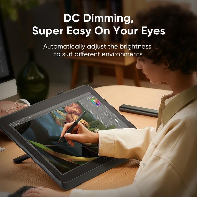 XPPen Artist 22 Pro (Gen 2) Graphics Tablet 2.5K QHD Screen, 21.5 Inch Drawing Display with 99% Adobe RGB Color Gamut, 16K Pen Pressure Sensitity, Ideal for Illustration Design Photos Editing&Gaming - Image 4