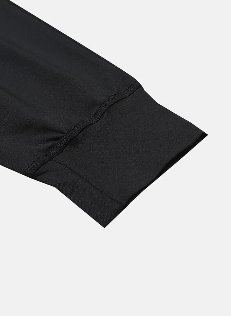 يونيكي Black Solid Jogger Trouser