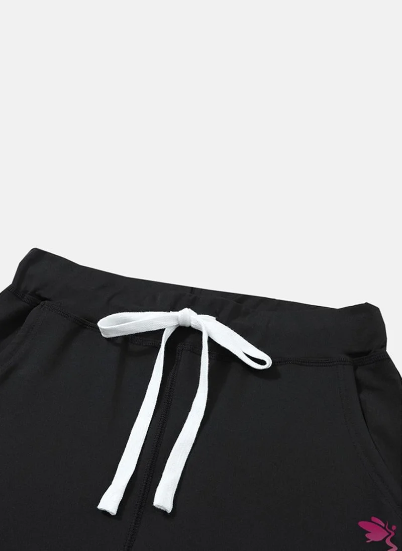 يونيكي Black Solid Jogger Trouser