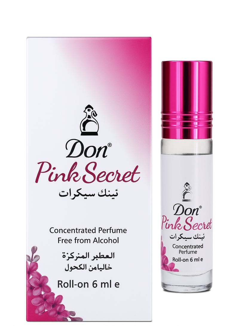 don Rifas Don Concentrated Pink secret Perfume Roll-On, 6ml, Pack of 3 - Image 2