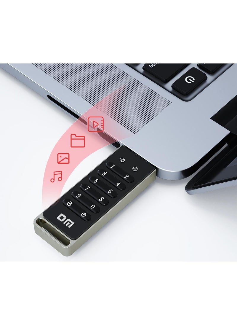 DM - FD063 Encrypted USB 3.2 32GB Flash Memory - Image 1