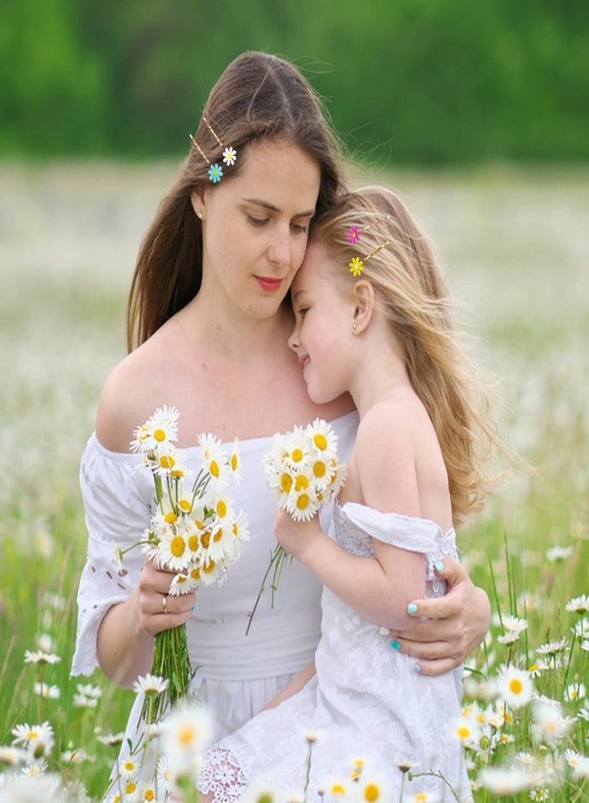 بينك شيب دبابيس شعر بينك شيب، 24 قطعة، مشابك شعر على شكل زهور للبنات والسيدات والأطفال - إكسسوارات شعر بلمسة نهائية معدنية - مانعة للانزلاق - متعددة الاستخدامات لحفلات الزفاف، وحفلات التخرج، وأعياد الميلاد - مع علبة - Image 3