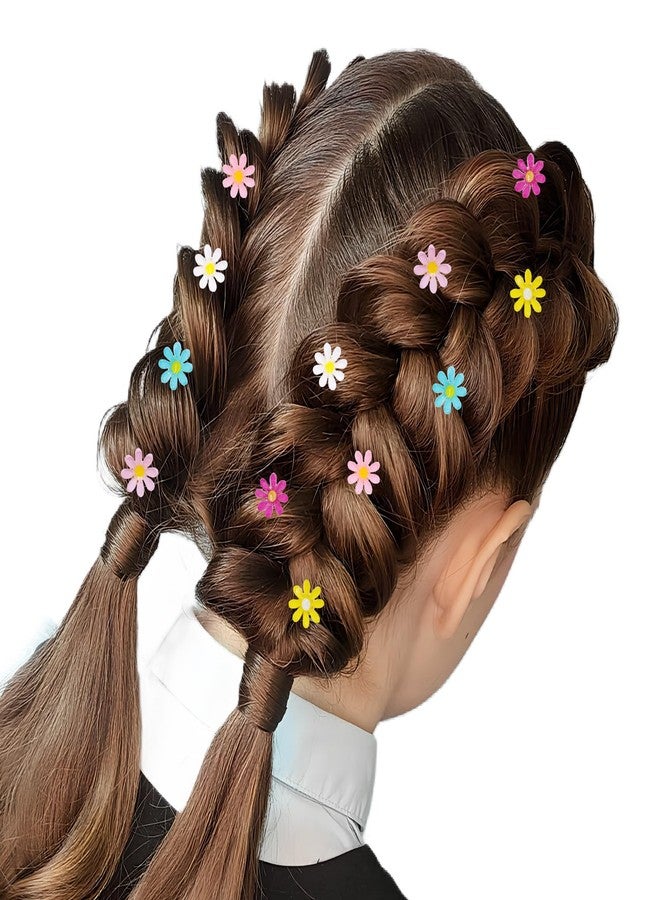 بينك شيب دبابيس شعر بينك شيب، 24 قطعة، مشابك شعر على شكل زهور للبنات والسيدات والأطفال - إكسسوارات شعر بلمسة نهائية معدنية - مانعة للانزلاق - متعددة الاستخدامات لحفلات الزفاف، وحفلات التخرج، وأعياد الميلاد - مع علبة - Image 2