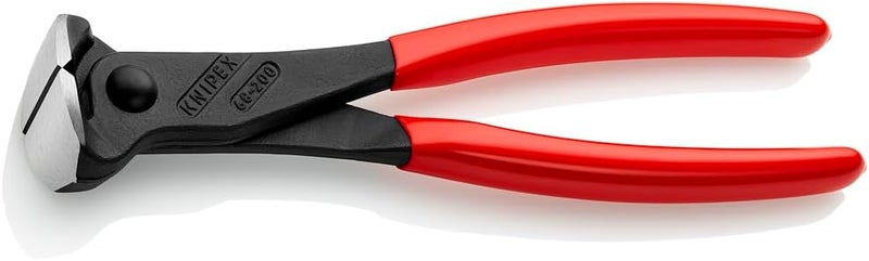 KNIPEX أداة قطع نهاية كنيبكس 68 01 200 بمقبض مطلي - أسود مطلي، 200 مم - Image 1