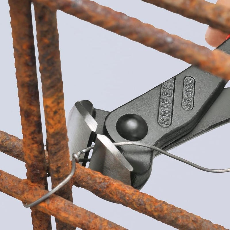 KNIPEX أداة قطع نهاية كنيبكس 68 01 200 بمقبض مطلي - أسود مطلي، 200 مم - Image 5