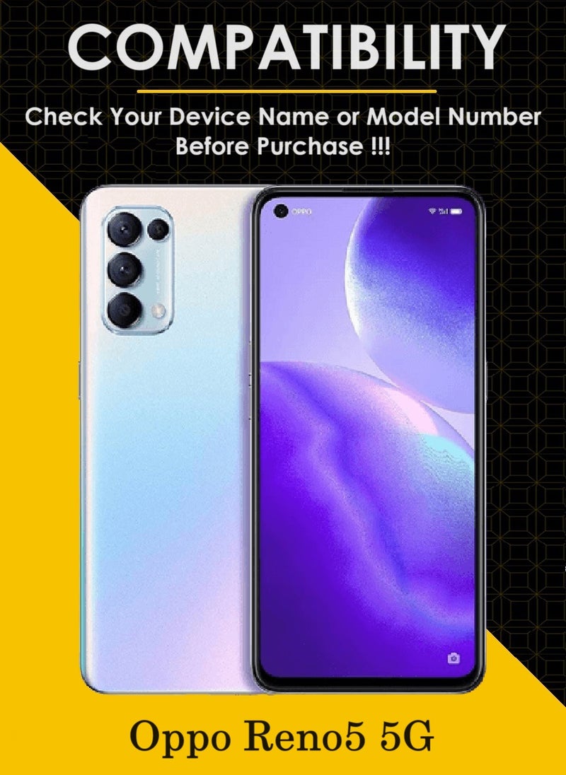 AINA 3 Pieces Tempered Glass Screen Protector 5D Designed For Oppo Reno5 5G Full Glue Edge to Edge Full Screen Coverage And Bubble Free - Image 3