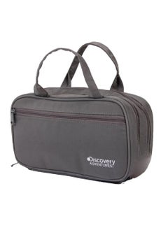 Discovery Discovery Adventures Travel Toiletry Bags for Makeup, Cosmetic, Shaving with Separate Compartments – Gray  - Image 1