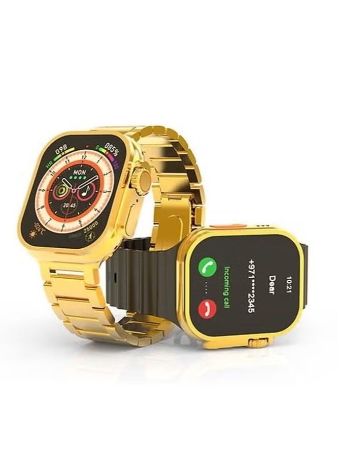 Haino Teko - G9 Ultra Max Smart Watch with NFC | Always On Display, Wireless Charging, Fitness Tracker, Heart Rate Monitor, IP68 Waterproof, Golden Edition for Men & Women - Image 1