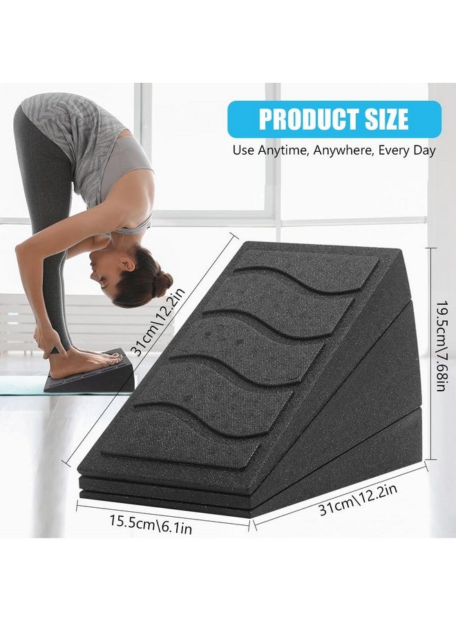 Proberos مجموعة بروبيروس® لرفع القرفصاء من 3 قطع، لوح مائل قابل للتعديل للقرفصاء وتمديد الساق، كتل يوغا غير قابلة للانزلاق، معدات تمارين EPP المتينة لتدريب القوة، ملحقات لياقة بدنية متعددة الاستخدامات - Image 2