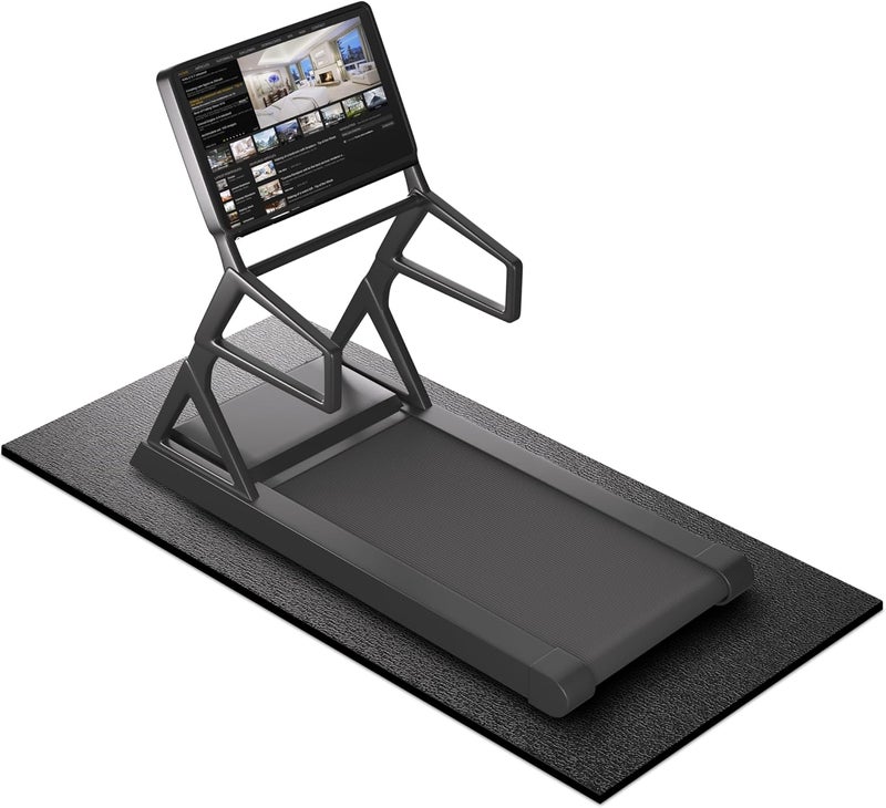 GymCope Treadmill Mat - 6mm Thick Exercise Equipment Mat for Hardwood Floors, Compatible with Peloton and Elliptical - Image 1