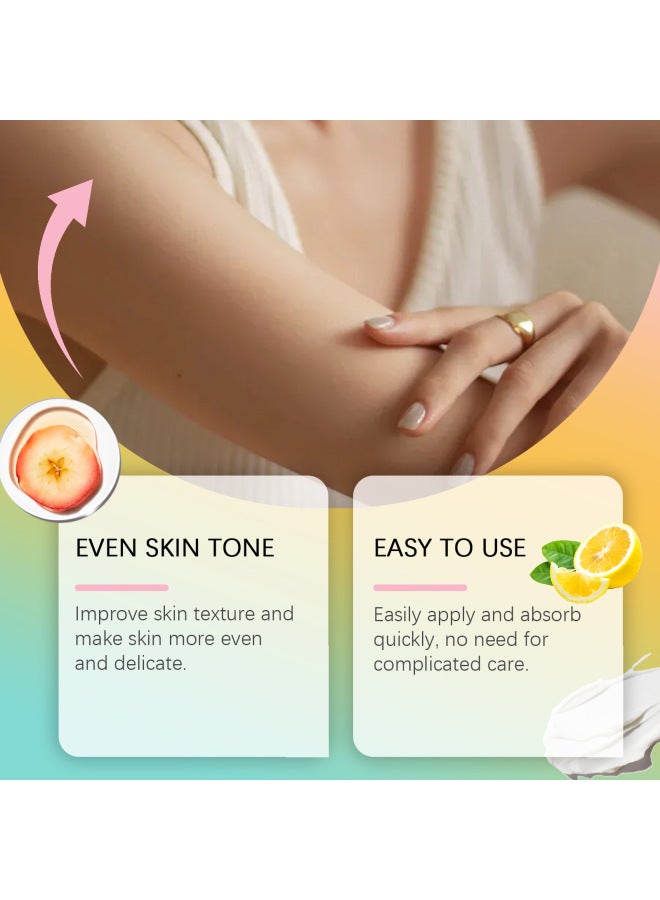 EELHOE Body Moisturizing Cream Moisturizing Body Skin Thigh Arm Chest Massage Care Cream - Image 2