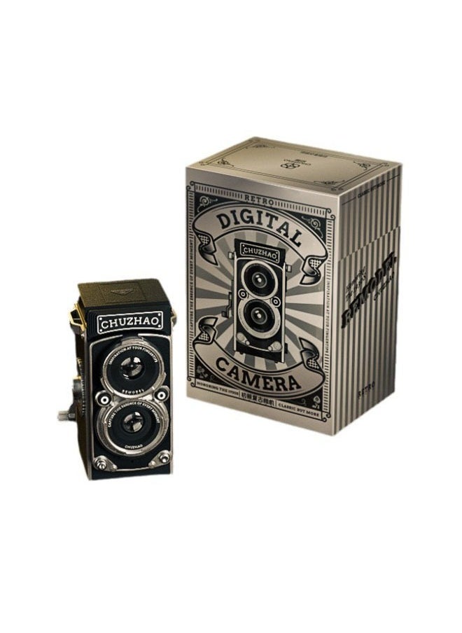 General - Simulation dual-reflex digital camera retro portable mini ccd small camera atmosphere decoration student gift - Image 1