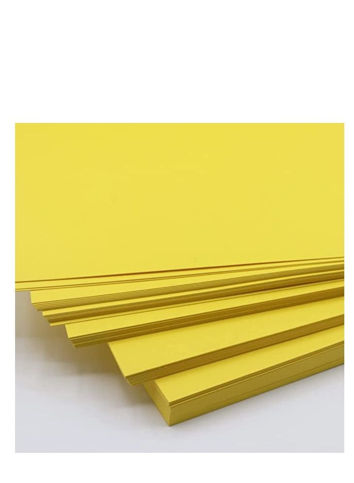 Terabyte A6 YELLOW Card Paper 160gsm 300 Sheets. - Image 1