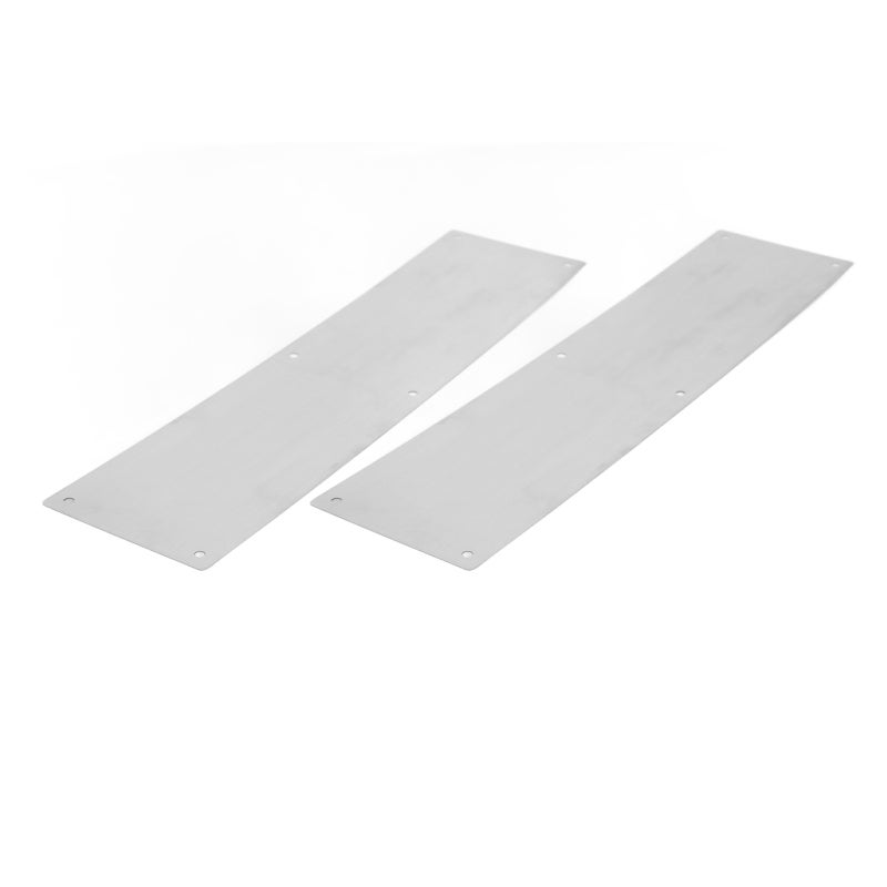 Door Kick Plate 304 Stainless Steel 2-Piece Set - Easy Installation Door Protection Plate for Interior Exterior Home Apartment Doors Pet Door Guard - Image 5