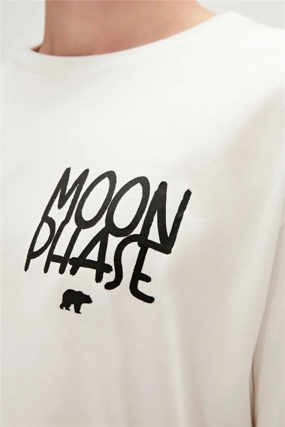 Bad Bear MOON PHASE T-SHIRT BLACK Men's T-Shirt 23.01.07.030-C04