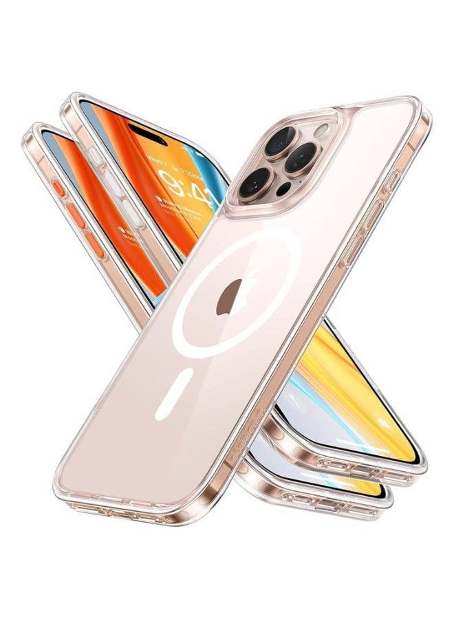 MG Maxguard BP-I33-GC MagSafe Clear Case with Built-In Screen Protector for iPhone 16 Pro | Protective Cover | Transparent Case | Scratch Resistant | Wireless Charging - Image 2
