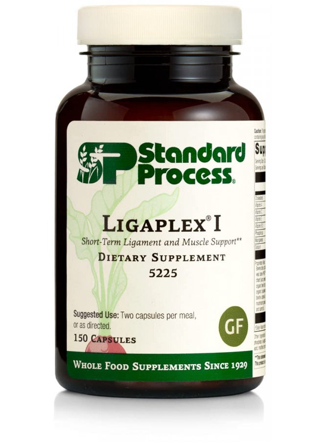 Standard Process Ligaplex I - Whole Food Supplement, Manganese Supplement, Bone Health and Bone Strength, Joint Support with Phosphorus, Shitake, Calcium Lactate, Beet Root and More - 150 Capsules  - Image 1