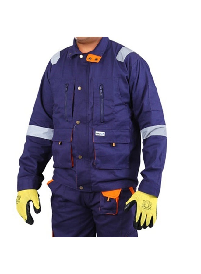 Vaultex FPT 260GSM Cotton Pant & Shirt, Navy Blue, Large - Image 2