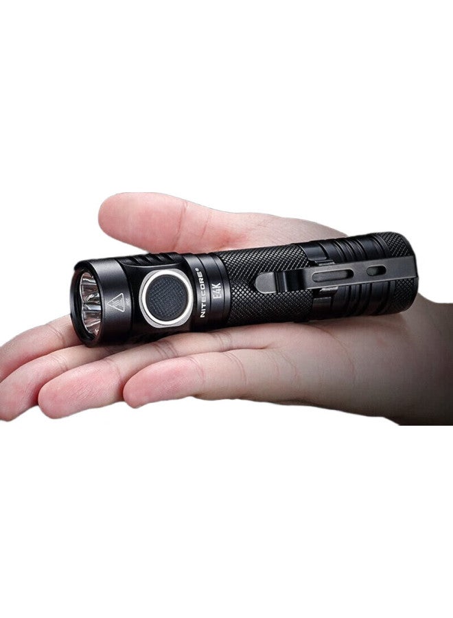 NITECORE مصباح يدوي عالي الكثافة E4K للسفر الخارجي، المشي، تسلق الجبال، إضاءة محمولة، قابلة لإعادة الشحن، مقاومة للماء - Image 3