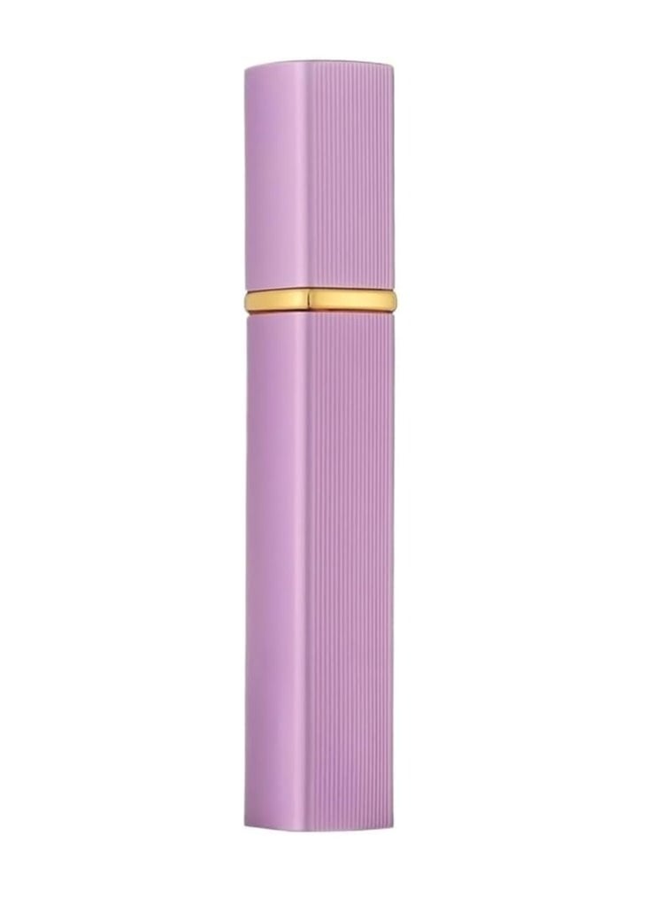 Generic 12ml Luxury Mini Refillable Perfume Bottle - Travel Atomizer Sprayer, Round Tube Pump, Empty Cosmetic Perfume Bottle for Perfume Lovers (Purple)  - Image 1