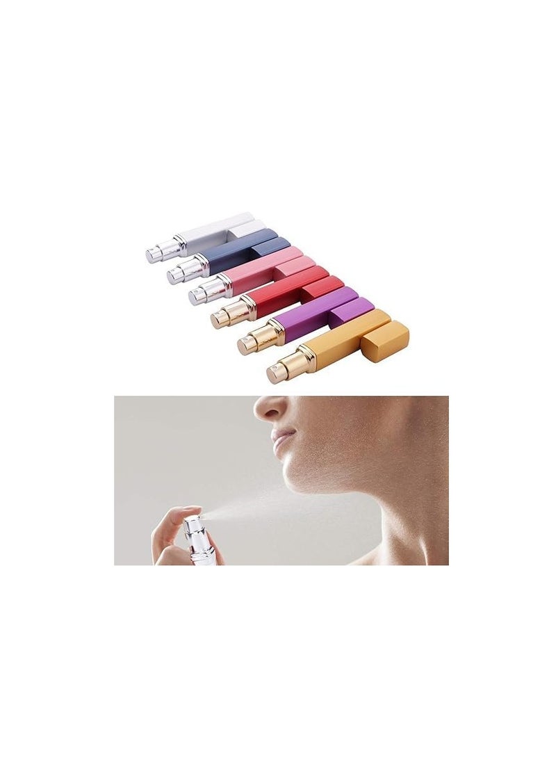 Generic 12ml Luxury Mini Refillable Perfume Bottle - Travel Atomizer Sprayer, Round Tube Pump, Empty Cosmetic Perfume Bottle for Perfume Lovers (Purple)  - Image 3