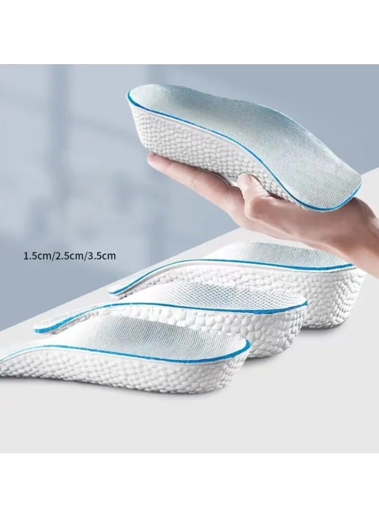 جلوسكي 1 زوج ارتفاع زيادة الأقدام للرجال النساء الأحذية مسطحة القدم قوس دعم الأقدام العظام أحذية رياضية كعب رفع الذاكرة رغوة أحذية وسائد 3.5 سم - Image 4