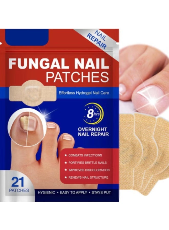 BOSART Fungal Nail Repair Patches – Effective Care Solution for Healthy, Strong Toenails. Easy-to-Use, Fast-Acting & Long-Lasting Results - Image 1