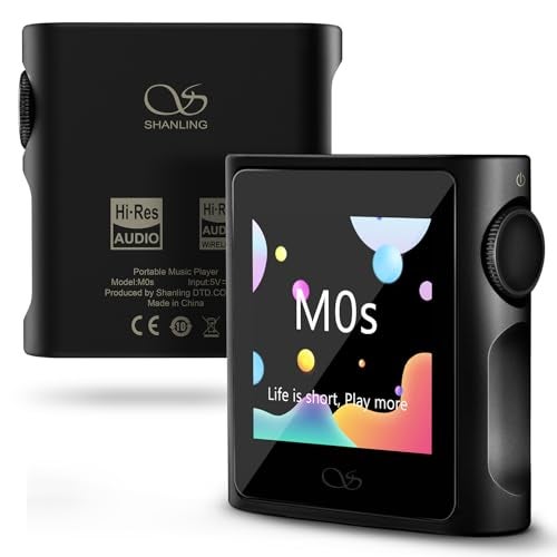 SHANLING M0s MP3 Player with Bluetooth 5.0 Hi-Fi Lossless Sound Music Player Portable Digital Audio Player 1.54” HD Touch Lasts 10 Hours 3.5mm/Type-C Jack(Without SD Card) - Image 1
