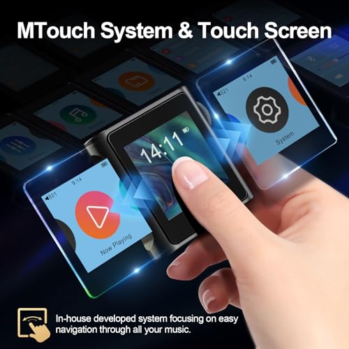SHANLING M0s MP3 Player with Bluetooth 5.0 Hi-Fi Lossless Sound Music Player Portable Digital Audio Player 1.54” HD Touch Lasts 10 Hours 3.5mm/Type-C Jack(Without SD Card) - Image 2