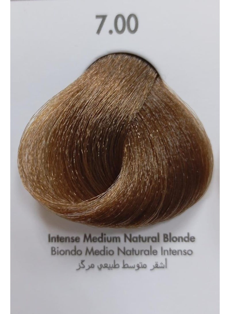 VIZO PROFESSIONAL Vizo Permanent Hair Color Cream Intense Medium Natural Blonde 7.00 120ml - Image 2