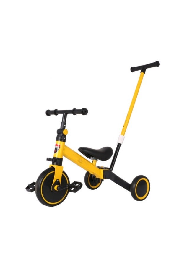 ميكسد دراجة ثلاثية العجلات للأطفال 3 في 1، دراجة ثلاثية العجلات للأطفال الصغار - دراجة ثلاثية العجلات مثالية للركوب مع مقبض الوالدين القابل للإزالة، ومسند الظهر، وحزام الأمان - Image 1